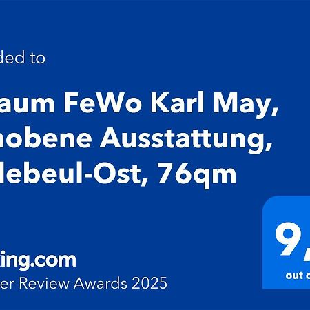 3 Raum Fewo Karl May, Gehobene Ausstattung, Radebeul-Ost, 76Qm Екстериор снимка